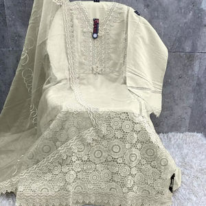 Elegante traje Salwar Kameez de seda viscosa de invierno 7XL (54) con organza pesada Dupatta ropa india y pakistaní para bodas - Product Image 1