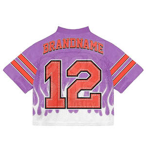 Camiseta de Fútbol Retro, Diseño Clásico de Equipo, Rendimiento Vintage, Transpirable, Talla Grande, Corta, 100% Poliéster, Ropa Deportiva para Adultos - Product Image 2