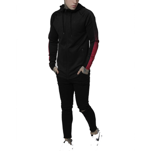 Sudadera con capucha gruesa de lujo de algodón 100% para hombre de gran tamaño y peso pesado bordado estilo de temporada de otoño patrón sólido - Product Image 4