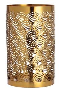 Luxe Gold Agate Geode Metal Candle Holder Set Handmade Multi-Taper Tealight Display Eco-Friendly Christmas Stand - Product Image 3