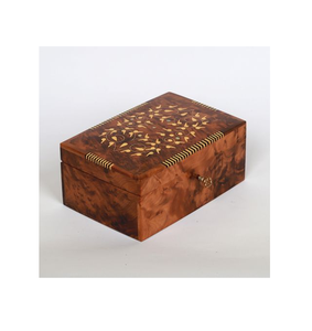 Boîte à bijoux en bois boucle d'oreille collier bracelet boîte Mini petit anneau nouvelle fille pièce cadeau - Product Image 4