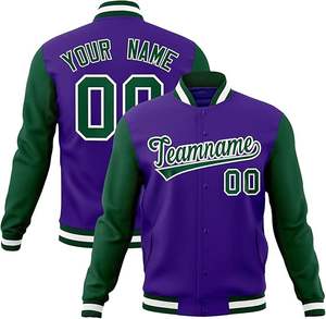 Veste universitaire à impression personnalisée pour hommes 100% Vestes Letterman de baseball en laine avec patchs en chenille et conception de logo personnalisé - Product Image 6