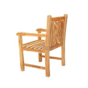 Chaise de restaurant, design moderne et minimaliste, bois de teck de haute qualité pour l'intérieur et l'extérieur, finition soignée - Product Image 3