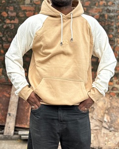 Sweat à capuche épais de luxe pour homme, 100% coton, style surdimensionné, poids lourd, avec broderie technique pour la saison d'automne - Product Image 5