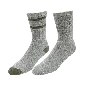 Calcetines de Bota para Hombre Timberland, Gris Castle Rock, con Rayas, Absorbentes de Sudor, Tejidos, Casuales, para Otoño - Product Image 1