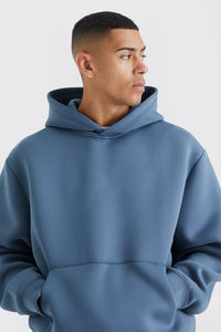 Sweat-shirt pour homme, élégant, confortable, écologique, logo personnalisé, sweat à capuche, anti-froissement, polaire lavé, vêtements d'extérieur, logo sur le devant - Product Image 2