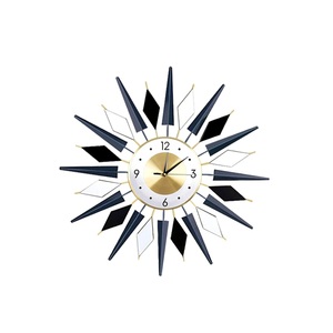 Horloge murale en métal faite à la main de qualité standard pour chambre salon et cuisine décoration murale horloge murale - Product Image 1