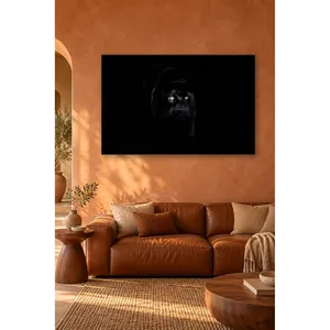 Fida Panther apparaissant de l'obscurité, impression sur toile - Product Image 5