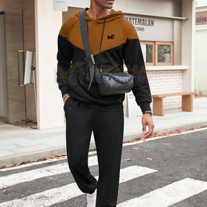 Nouveauté tendance : survêtement en coton pour homme, style streetwear, best-seller 2025, nouveau style, vêtements d'hiver pour homme - Product Image 4