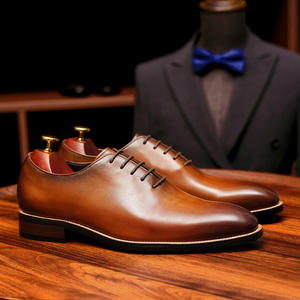 รองเท้าหนังวัวแท้แบบอ็อกซ์ฟอร์ด พร้อมส้นรองรับแรงกระแทกและดีไซน์กันลื่น รองเท้าหนังสำหรับสุภาพบุรุษ - Product Image 2