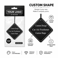 Diffuseur de parfum pour voiture personnalisé avec logo, en papier coton, toutes formes, différentes odeurs, parfum intense, longue durée, évaporation naturelle