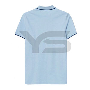 Maillot décontracté à la mode pour homme pour polo-Chemise de golf respirante avec motif solide, teint en plaine, méthode de tissage non tissé ODM - Product Image 3