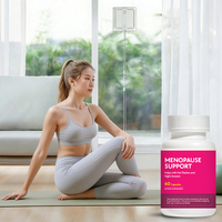 Complément alimentaire pour la ménopause certifié GMP pour femmes, avec du cohosh noir et du dong quai, fabricant de capsules en marque privée OEM