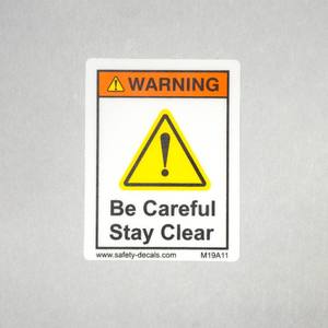 AGS Safety Decal M19 Machine May Start Automatically Warning <b>Sticker</b> Industrial Facility Maintenance Equipment <b>Label</b> Waterproof - Product Image 4