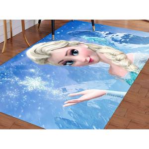 Vibrant Floral Printed <b>Rug</b> for Elsa <b>Rug</b>, Girl Room <b>Rug</b>,<b>Chenille</b> <b>Rug</b> - Product Image 4