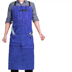 Premium Quality <b>Leather</b> Industrial Safety Spark Heat Resistant Cleaning Tools Accessories <b>Leather</b> Welding Protection <b>Apron</b> - Product Image 2