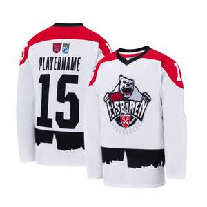 Laced Custom Ice Hockey Jerseys Sublimated Breathable Quick Dry Moisture Wicking Spandex/Polyester Hockey Jersey - Product Image 6