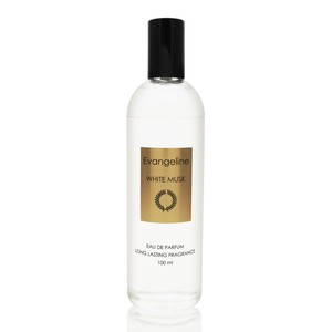 น้ำหอม Evangeline White Musk EDP 100 มล. แบบรีฟิลได้ กลิ่นหอมติดทนนาน สำหรับทั้งชายและหญิง กลิ่นดอกไม้และผลไม้ทันสมัย กลิ่นแพร์ ไวโอเล็ต อัลมอนด์ และกุหลาบ - Product Image 1