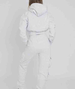 Nuevo chándal corto 2025 para mujer Jogger Crop Top Chándal - Product Image 4