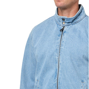 Veste en jean respirante et élégante pour hommes, manches longues, style unique, streetwear, veste d'hiver, coupe-vent, veste en jean - Product Image 5