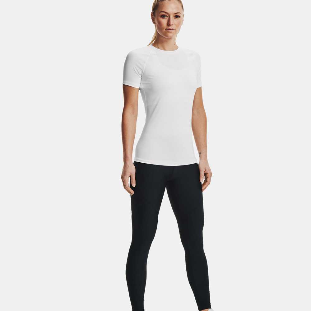 Customization Women Summer Compression Short Sleeve Yoga Shirts-Breathable Eco-Friendly Quick Dry Fitness Activewear for Running
