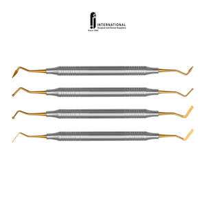 Venta caliente puntos de oro de titanio juego de instrumentos quirúrgicos dentales 4 Uds relleno compuesto restaurador Manual A + CALIDAD de grado 1 - Product Image 3