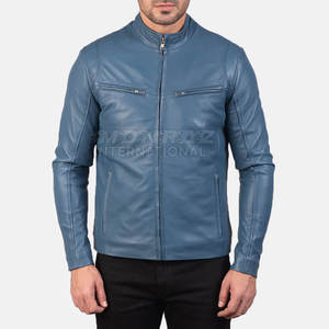 Chaqueta de Cuero de Diseño Personalizado de Invierno, Chaqueta de Cuero de Moda de Alta Calidad para Hombre, Nuevo Diseño - Product Image 1