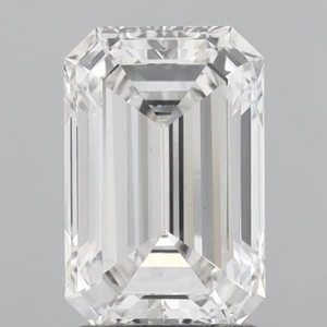 Pierre de diamant de laboratoire taille émeraude, clarté VVS1 - Product Image 1