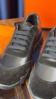 Chaussures de marche pour hommes en cuir véritable, style espadrilles basses urbaines, légères, confortables et de haute qualité, à lacets
