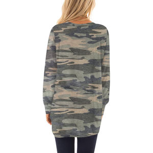 Camiseta de Manga Larga Estampada para Mujer, Tejido Transpirable y Suave, Estilo Casual, Moderno y a la Moda, Colores y Tejidos Personalizables - Product Image 6