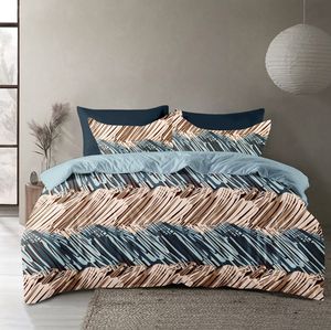 Parure de draps de lit double King Size confortable, 130 GSM, tissu doux et lisse, de qualité supérieure, durable, de haute qualité - Product Image 3