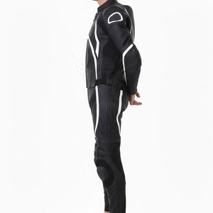 Traje de Motocicleta de Cuero de Alta Calidad, Ligero, Impermeable, Resistente al Viento, Ropa de Seguridad Resistente para Uso Diario - Product Image 5