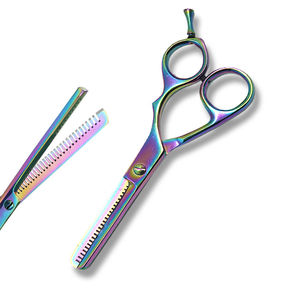 Heavy Duty Stainless Steel 4Cr13 Straight Barber Hair Cutting Scissors <b>Razor</b> Sharp Edges Lightweight Clean Precision Cuts - Product Image 5
