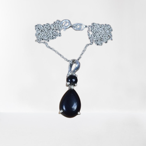 Black Onyx Gemstone 925 Stamp Pendant Jewelry Silver Best Design Pendant 925 Sterling Perfect Wedding Gift for love With - Product Image 1