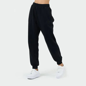 Pantalons de vêtements personnalisés du fabricant-100% coton French Terry Plain Distressed Surdimensionné Joggers Taille élastique Saison d'hiver - Product Image 4