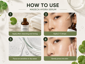 ERIGERON Madeca Hydra Serum 30ml, Sérum Facial Orgánico para Hidratación y Cuidado de la Barrera Cutánea, Ácido Hialurónico, Niacinamida, Humectante, para Piel con Imperfecciones - Product Image 4