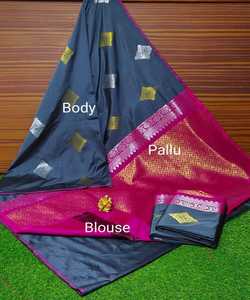 Nouveau dernier Festival porter coton soie imprimé Saree avec chemisier pièce femmes indiennes porter Sari meilleur prix en gros Surat vêtement - Product Image 5