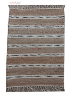 100% laine naturelle tissé à la main plat tissage tapis à la main Jute tapis rural inde tisserands énorme remise en gros vente en vrac prière