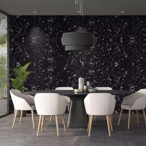 Silver Portoro Travertine Glazed Glossy 80x160cm Polished Porcelain Tiles Luxury Marble Flooring for Interior Outdoor Firebrick - Product Image 1