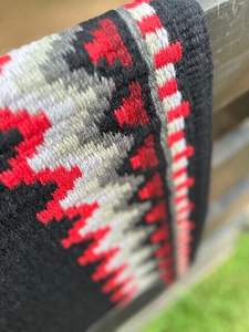 Couverture de selle occidentale en laine fabriquée à la main de qualité supérieure, douce et confortable, idéale pour le rodéo, le spectacle équestre, le travail au ranch - Product Image 4