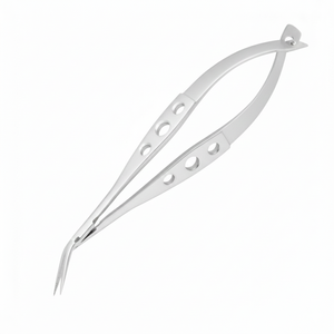 Forceps microchirurgicaux incurvés en acier inoxydable, instrument médical réutilisable de qualité médicale - Product Image 5