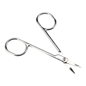 Herramienta profesional para el cuidado de la belleza: logotipo personalizado, tijeras de acero inoxidable para cejas y manicura, hoja recta afilada - Product Image 1