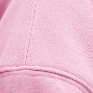 Sweat à capuche oversize en coton 100% tricoté respirant et à séchage rapide pour femmes, de haute qualité, décontracté pour l'hiver, logo personnalisé sur le devant - Product Image 5