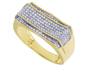 แหวนเพชรเม็ดเดี่ยว VVS Moissanite สำหรับผู้ชายสุดหรู S925เงินสเตอร์ลิงทันสมัยสไตล์ฮิปฮอป - Product Image 3