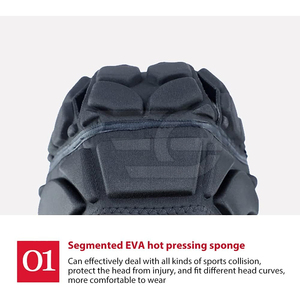 Casques de rugby Elite, équipement de protection sportive, doublure en mousse haute densité, système de réglage ajustable pour un confort maximal et la sécurité des joueurs - Product Image 2