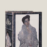 Embalaje negro personalizado Cajas Libros Almacenamiento de lujo de cuero magnético de madera decoración de Navidad falsa 2024 caja de regalo en forma de libro - Product Image 5