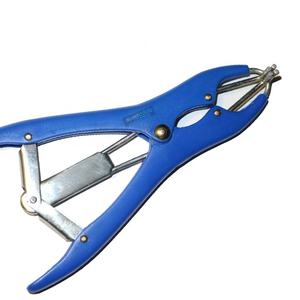 Alicates castradores de elastador de animales, aplicador de anillo de goma, abrazadera de elastador veterinario de acero de peltre para ovejas - Product Image 1