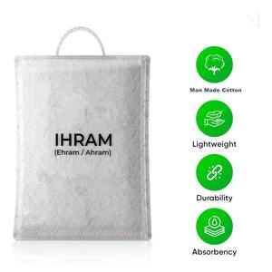 Hajj <b>Towel</b> Adults Customized Color Cotton Breathable Quick Dry Four-Way Stretch Ihram for Men Summer Elegant Ankle Length - Product Image 5