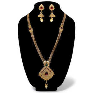 Kriaa Pota Stone Gold Plated <b>Fine</b> <b>Jewelry</b> <b>Set</b> 1109808 Necklace - Product Image 1