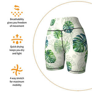 Pantalones Cortos de Yoga para Mujer, Más Vendidos, 100% Nailon, Cintura Elástica, Ajuste Ceñido, Dobladillo Inferior Personalizado con Impresión por Sublimación, Ropa de Verano - Product Image 5